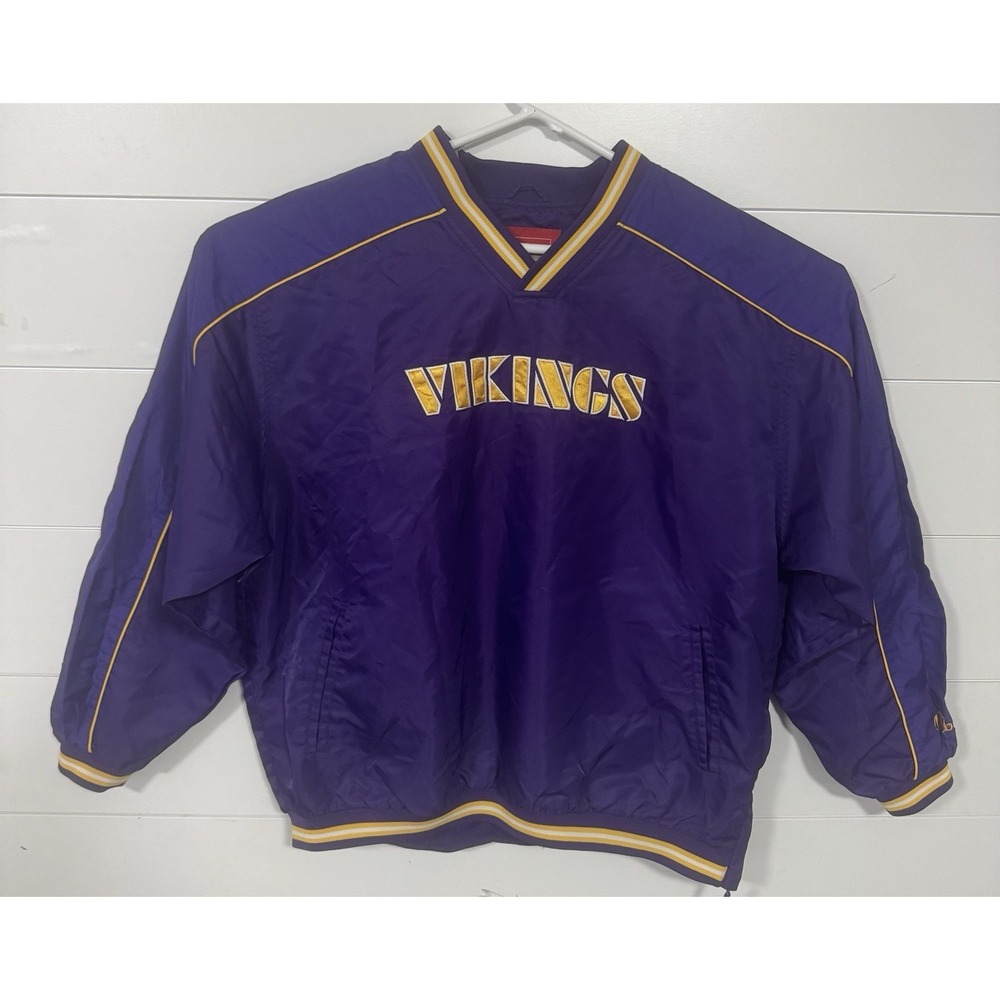 Vintage Minnesota‎ Vikings Jacket Mens XL NFL Football Starter Pullover 90s